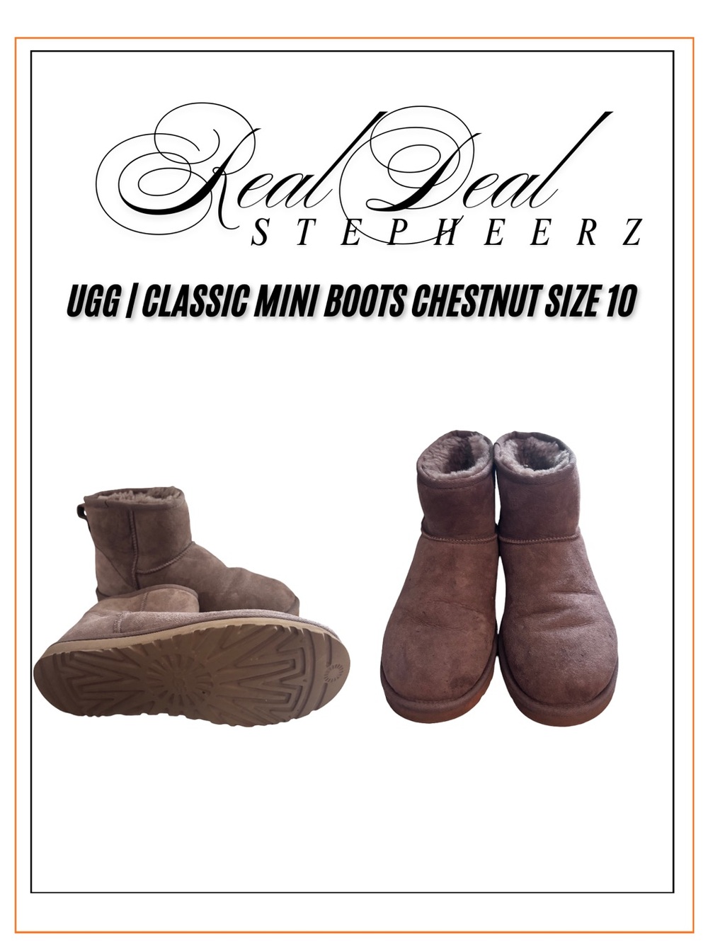 UGG | Classic Mini Boots Chestnut Size 10